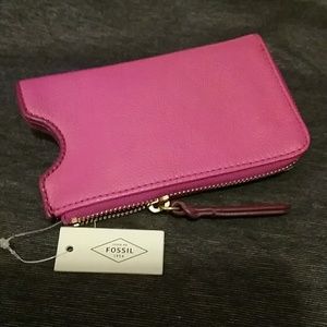 Fossil "Soffia" phone sleeve wallet NWT